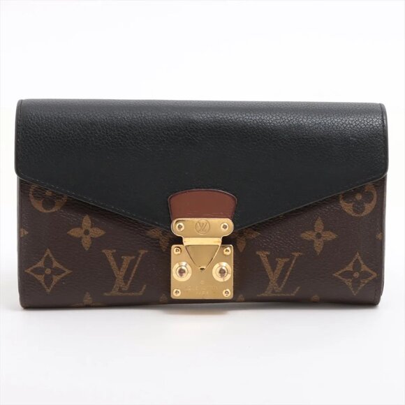Louis Vuitton Pallas Wallet Monogram Black - Picture 1 of 10